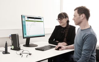 La solution Interacoustics Callisto permet de réaliser le test ACT
