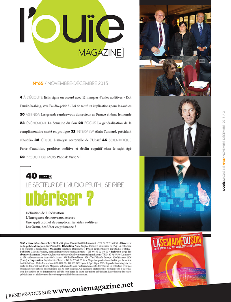 Sommaire de L'Ouïe Magazine n°65
