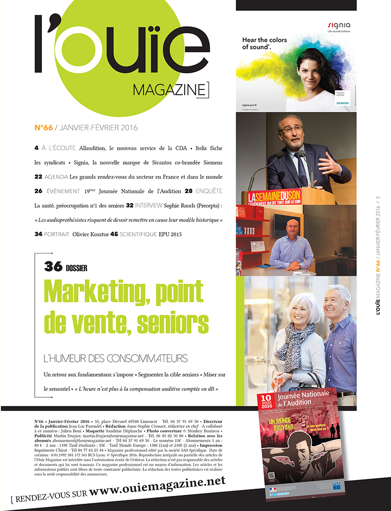 Sommaire de L'Ouïe Magazine n°66