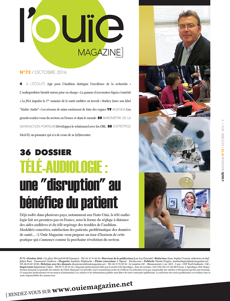 Sommaire de L'Ouïe Magazine n°72